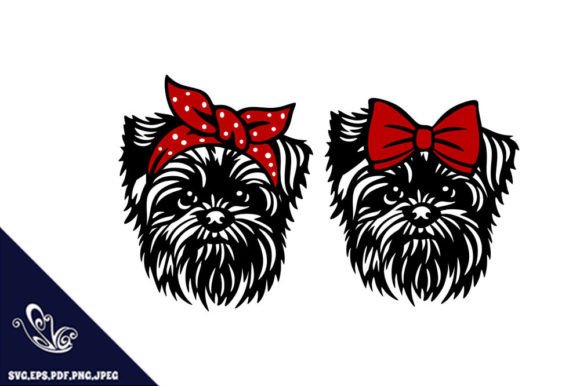 Affenpinscher Mom SVG: Graphics for Crafts