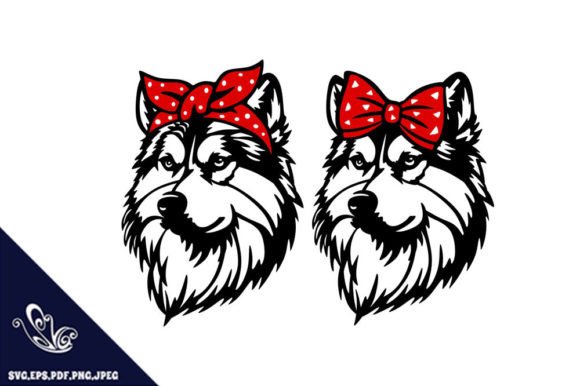 Alaskan Malamute Mom SVG: Graphics for Crafts