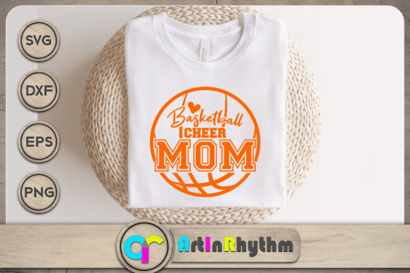 Basketball Cheer Mom Svg Mama Svg Graphics