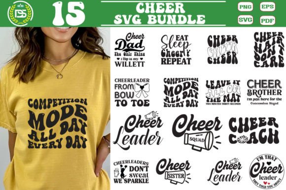 Cheer SVG Bundle: Premium Graphics for Crafts
