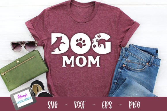 Dog Mom SVG: Graphics for Crafts and Content