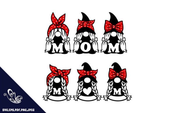 Gnome Mom SVG: Graphics for Crafts & Sales