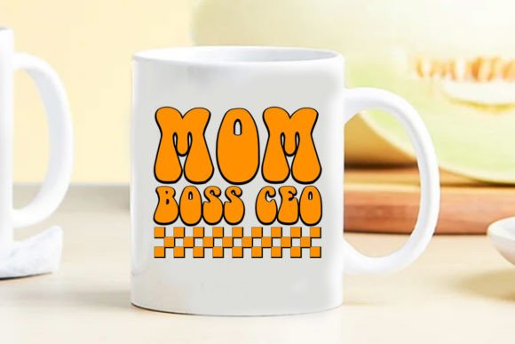 Retro Mom SVG: Bold Graphics for Crafts