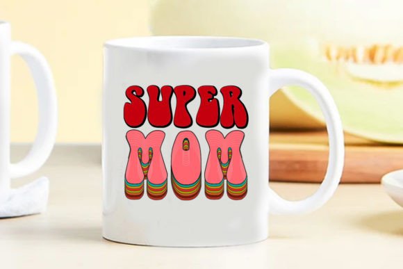 Retro Mom SVG: Graphics for Crafts & Brands