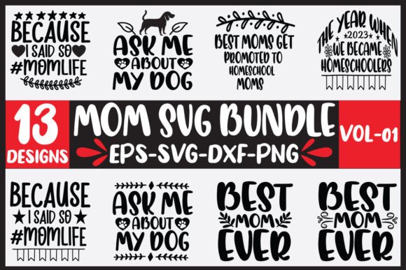 Reviewing 13 Mom Svg Bundle Vol-01 for Embroidery